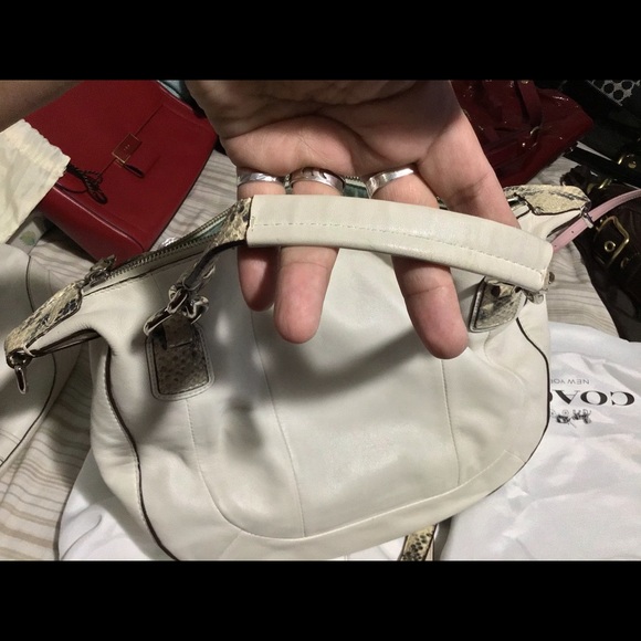 Coach Kristin embossed metallic snake skin - Picture 2 of 8